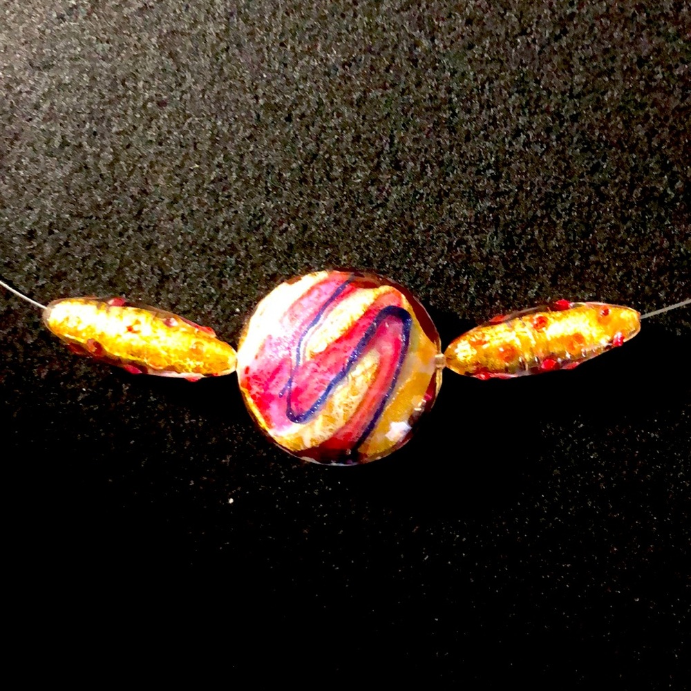 Venetian Murano Glass Beads for a Necklace